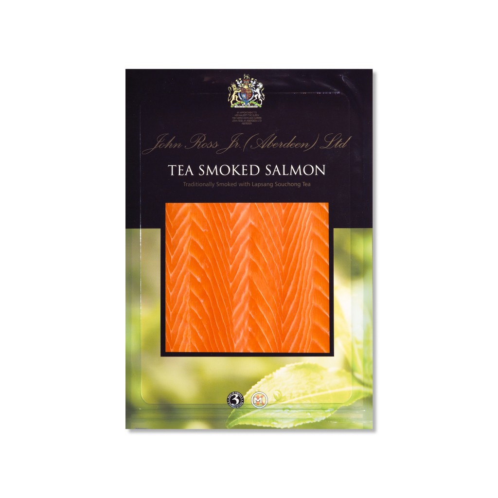 John Ross Jr's Tea Smoked Salmon with Lapsang Souchong Tea packaging