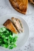 Salmon, spinach and tarragon pithivier